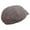 Charcoal, variant on Golden Egypt Gods Symbol Embroidered Big Size Men's Linen Ivy Cap - Slate XL-2XL