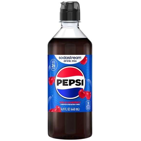 NEW sodastream Pepsi Wild Cherry Drink Mix, 14.9oz