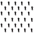 thumbnail image 2 of VWAQ Vinyl Wall Sticker Decor, Seahorse Marine Life Wall Decal - 30 Pack VWAQ (Black), 2 of 2