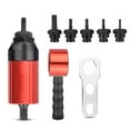 thumbnail image 1 of Handheld Rivet Nut Drill Adapter Set Portable Aluminum Alloy Non-slip Handle Riveting Converter Conversion Connector Power Tool, 1 of 7