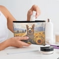thumbnail image 7 of Cauagu Cute Corgi Sunflower for Tyvek Makeup Bag,Reusable Travel Cosmetic Bag Women Organizer Toiletry Bag Birthday,Gifts for Women Girlfriend Mom Teacher 6.5’’*8.9’’, 7 of 7