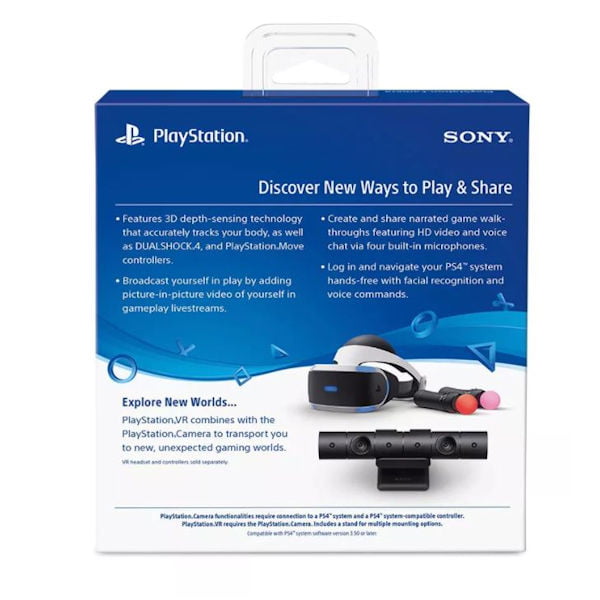 Mark down Serrated Detective Sony PlayStation 4 Camera, Black, CUH-ZEY2 - Walmart.com