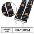 thumbnail image 2 of 5cm WidePurse Straps Replacement Crossbody, Wide Shoulder Strap for Women Guitar Purses, Adjustable 80-130cm-Blue, 2 of 5