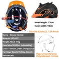 thumbnail image 2 of Casco de ciclismo para bicicleta de carretera y montaña, faro con soporte para cámara deportiva, certificado CPSC CE, con luz trasera Fivean Cascos de ciclismo, 2 of 2