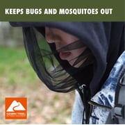 (2 pack) Ozark Trail Head Mosquito Net, Black
