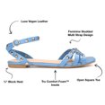 thumbnail image 2 of Journee Collection Womens Zendaya Tru Comfort Foam Ankle Strap Low Block Heel Sandals, 2 of 6