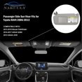 thumbnail image 2 of Left Driver Side Sun Visor Gray with Sunroof Compatible with Toyota RAV4 2006 2007 2008 2009 2010 2011 2012 2013 Sunvisor Replaces # 74320-42501-B2, 2 of 7
