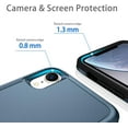 thumbnail image 4 of Entronix iPhone XR Heavy Duty Shockproof Case, Navy Blue, 4 of 7