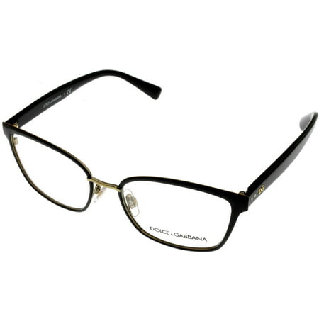 Dolce & Gabbana Eyeglasses Frame Women Black Cats Eye DG1282 1287