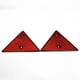 thumbnail image 2 of Red Trailer for Triangle Reflector Reflective Triangles for Gate Posts Rear Warning Reflectors Suitable for Truck Tracto, 2 of 5