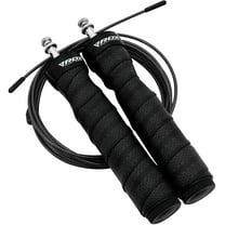 RDX Skipping Rope, 10.3FT Tangle-Free PVC Coated 2 Adjustable Steel Cables, Non Slip Handles 360 Pro Ball Bearings Fitness Speed Jump Exercise weight loss yoga Boxing MMA Home Gym Workout Guide Pouch