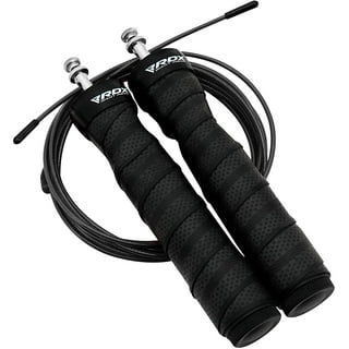 Weighted Jump Rope - (1.5LB) Solid PVC 12mm Diameter for Crossfit and  Boxing - Heavy Jump Rope with Memory Non-Slip Cushioned Foam Grip Handles  for