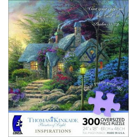 Ceaco Thomas Kinkade Inspirations Oversized Puzzle, 300 Piece