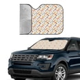 thumbnail image 3 of Kdxio Retro Floral Print Front Windshield Sun Shade,Folding Auto Sunshade for Car Truck SUV-Small, 3 of 7