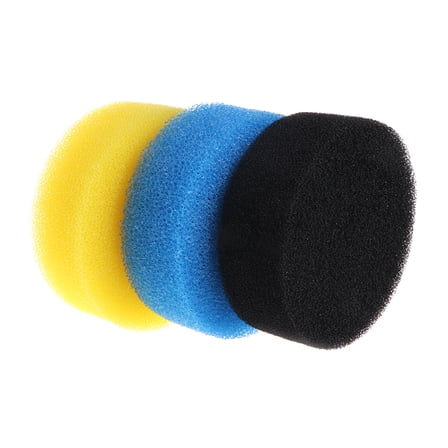 3 Pieces Replacement Sponges for Aquarium Sponge Filters Biochemical Filter Accessories for Quiet Submersible Filter