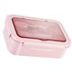 thumbnail image 2 of Bento Lunch Box Set Plástico A prueba de fugas Comida Contenedor Cuchara Tenedor para adultos Niños, Rosa sidaley HA004158-02, 2 of 7