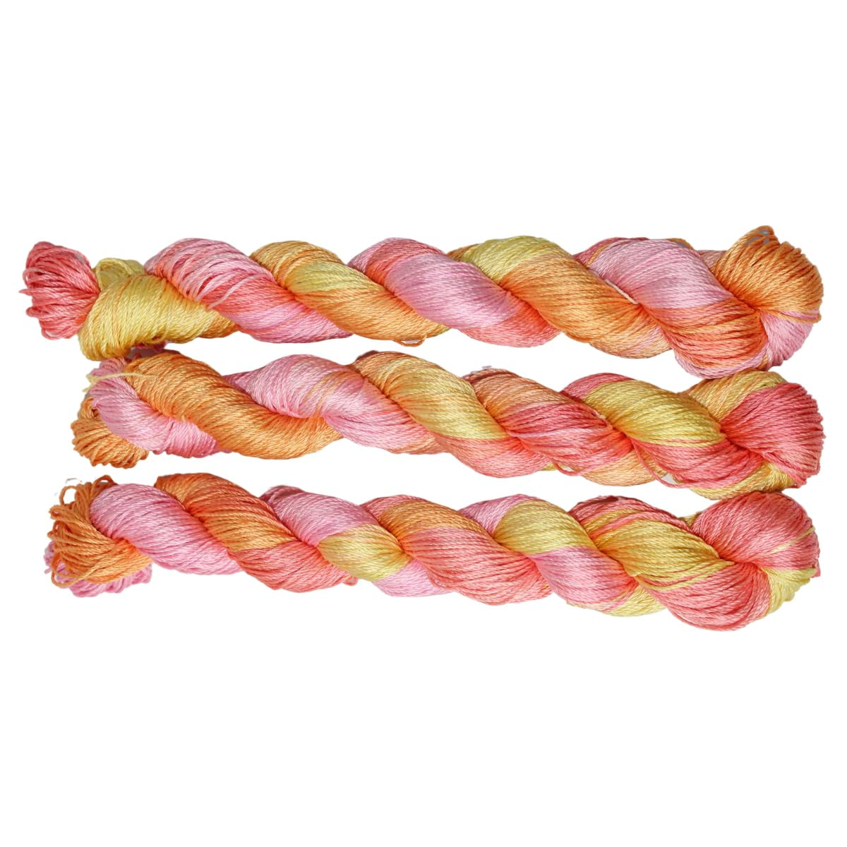 Knitsilk 3 Ply 100% Mulberry Silk Lace Weight Yarn | Perfect for Knitting & Crocheting and Weaving | Fine Quality Silk Yarn for Luxurious Creating Projects.(50 Grams – 260 Yards, Hyacinth)(Pack of 3)
