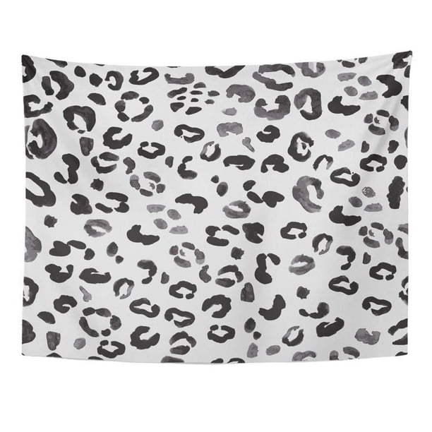 Zealgned Pattern Snow Leopard Watercolor Cheetah Spot Black Jungle Wall Art Hanging Tapestry Home Decor For Living Room Bedroom Dorm 51x60 Inch Com - Snow Leopard Home Decor Zealgned Pattern Snow Leopard Watercolor Cheetah Spot Black Jungle Wall Art Hanging Tapestry Home Decor For Living Room Bedroom Dorm 51x60 Inch Com - Snow Leopard Home Decor