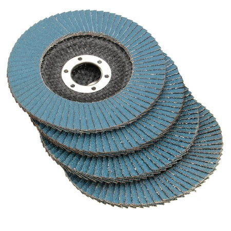 5pcs Professional Flap Discs 115mm 4.5 inch Sanding Sandpaper Discs 40