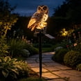 thumbnail image 5 of ChicYu Solar Owl Stake Light LED, Outdoor Garden Yard Decor, Bird Figure Lawn Accent Lamp, Night Landscape Glow, Buho Luz Solar, 5 of 6
