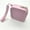 Pink, variant on Mini Makeup Bag with Zipper & Handle, Colorful Durable Toiletry Bag, Portable Cosmetic Bags for Women, Multifunctional Storage Bag for Indoor Outdoor, Travel Makeup Organizer Decoration