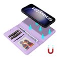 thumbnail image 2 of for Samsung Galaxy S23 Removable Wallet Case, Premium PU Leather Flip Cover with [RFID Blocking][ Detachable Card Holder][Stand Function][Wrist Strap] Shockproof Protectove Phone Cover,Purple, 2 of 10