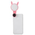 thumbnail image 4 of WQ-04 Luz de relleno portátil con artefacto para selfies para teléfono móvil con carga USB y lente de zoom (rosa), 4 of 8