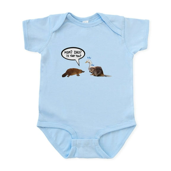 CafePress - Platypus Awkward Encounter Body Suit - Baby Light Bodysuit, Size Newborn - 24 Months