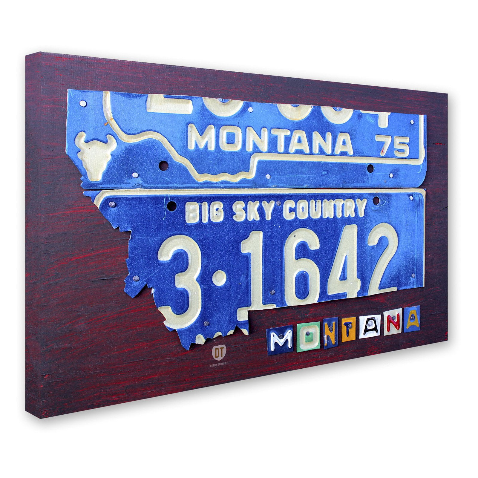 Trademark Fine Art 'Montana' Canvas Art by Design Turnpike