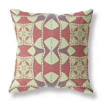 Amrita Sen Designs Amrita Sen Cosmic Circle Sprays Faux Suede Throw Pillow Zip 20" x 20"