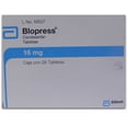 thumbnail image 1 of Candesartán Blopress 16 mg 28 tabletas, 1 of 2