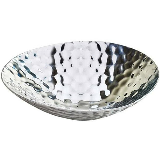Cal Mil 3632-15-82 Bol Rond d'Accent en Étain - 14.75 x 4 Po.
