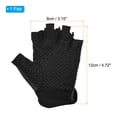 thumbnail image 2 of Uxcell Fishing Gloves Breathable Fingerless Fishing Sun Protection Gloves for Men Women, Black (L Size), 2 of 6