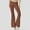 Brown, variant on 2024 Solid Color Comfortable Slim Slim Low Waist Flared Pants Women plus Petite Pants Womens Wide Leg Sweatpants plus Size Fall Leggings for Women Harem Pants for Women Yoga Pants for Men plus Size