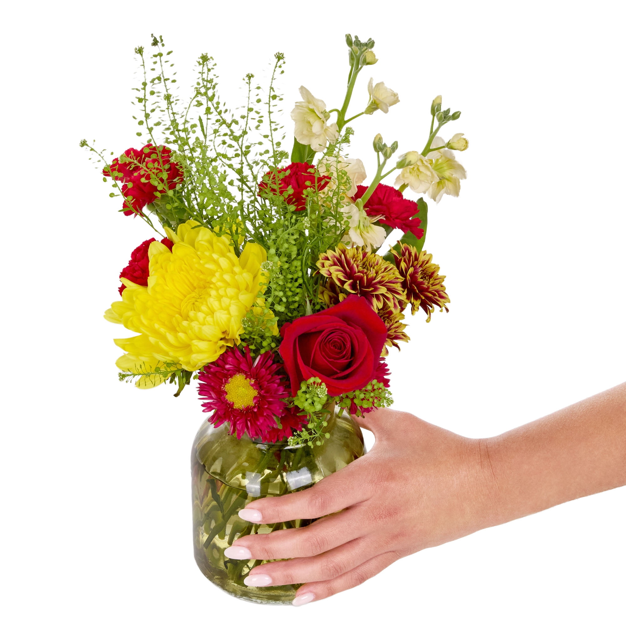 Mixed Flower Bouquet Small with Vase