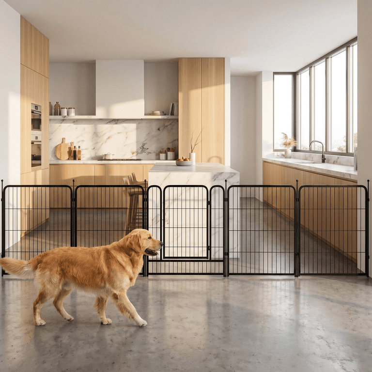 Naipo Heavy-Duty Dog Playpen, 16-Panel, 32" Tall photo 8