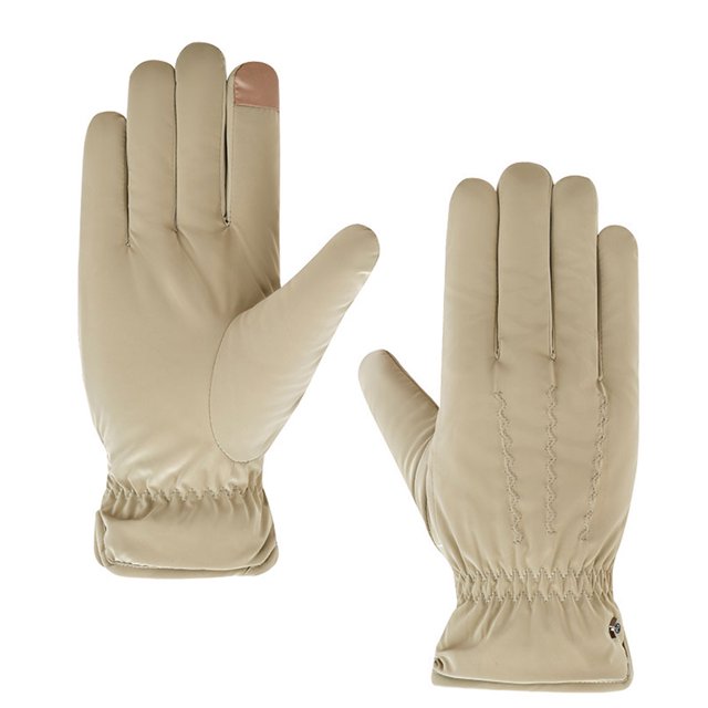Sonducket 1 par de guantes cálidos para hombres y mujeres, senderismo, viajes, esquí, ciclismo, guantes transpirables para adultos con pantalla táctil, guantes y mitones Caqui Tipo 2 Sonducket AP013242-06
