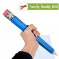 thumbnail image 4 of Oversized Wooden Pencil Gift Novelty School Supply Actually Writes J9Z7 D1U R6E3, 4 of 6