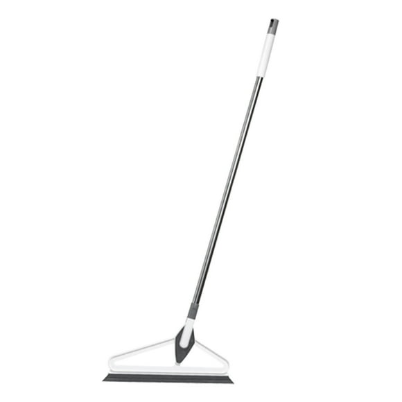 Floor scraper, rubber scraper with long telescopic handle, suitable for bathroom tiles, floors, shower glass, window cleaning, heavy-duty household floor scraper