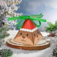thumbnail image 6 of Christmas Candy Paper Boxes 24 Packs with Ribbon, Triangular Holiday Packaging for Cookies, Chocolates & Small Gifts, 6 of 9