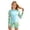 Z08-Green, variant on LRen Swim Suits for Girls 6-7 Long Sleeve Swimsuit 2 Piece Rash Guard Bathing Suits Upf 50 Sun Protection Soft Crewneck Tankini Swimsuits Tankini Swimsuits for Girls