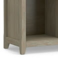 thumbnail image 3 of Simpli Home Amherst 57 inch Wide Solid Wood Transitional 8 Cube Storage Sofa Table in Distressed Grey, 3 of 11