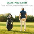 thumbnail image 6 of Woaher Golf Cart Bag with 5 Way Top Dividers,7 Pockets,Waterproof,Lightweight for Auto-Follow Carts, 6 of 7