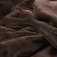 thumbnail image 4 of SEDONA HOUSE Flannel Fleece Blanket, Queen Size 90 x 90 Inches, Brown, 4 of 8