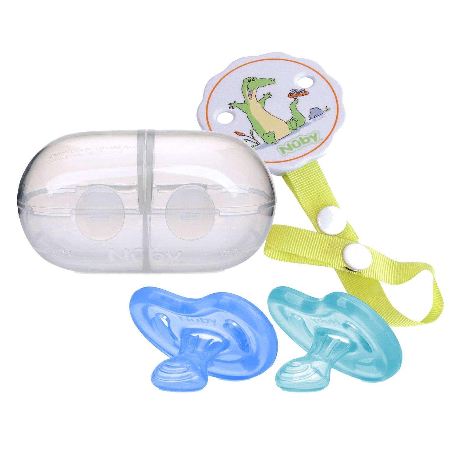 3x Succhietto Nuby Ortodontico Comfort, modello