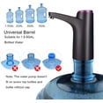 thumbnail image 6 of 2BK Water Bottle Pump USB Charging Automatic Drinking Water Pump Dispenser Electric Water Dispenser for Universal 5 Gallon Bottle Wireless & Portable for Home Kitchen Office Use, 6 of 11
