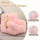 thumbnail image 4 of Puf para niños MOMCAYWEX con oso de peluche rosa, 4 of 7