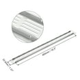 thumbnail image 4 of Uxcell Rectangle Shape Ventilation Grille Aluminum Alloy Louvered Air Vents 19.69 x 1.97 Inch 3pcs, 4 of 5