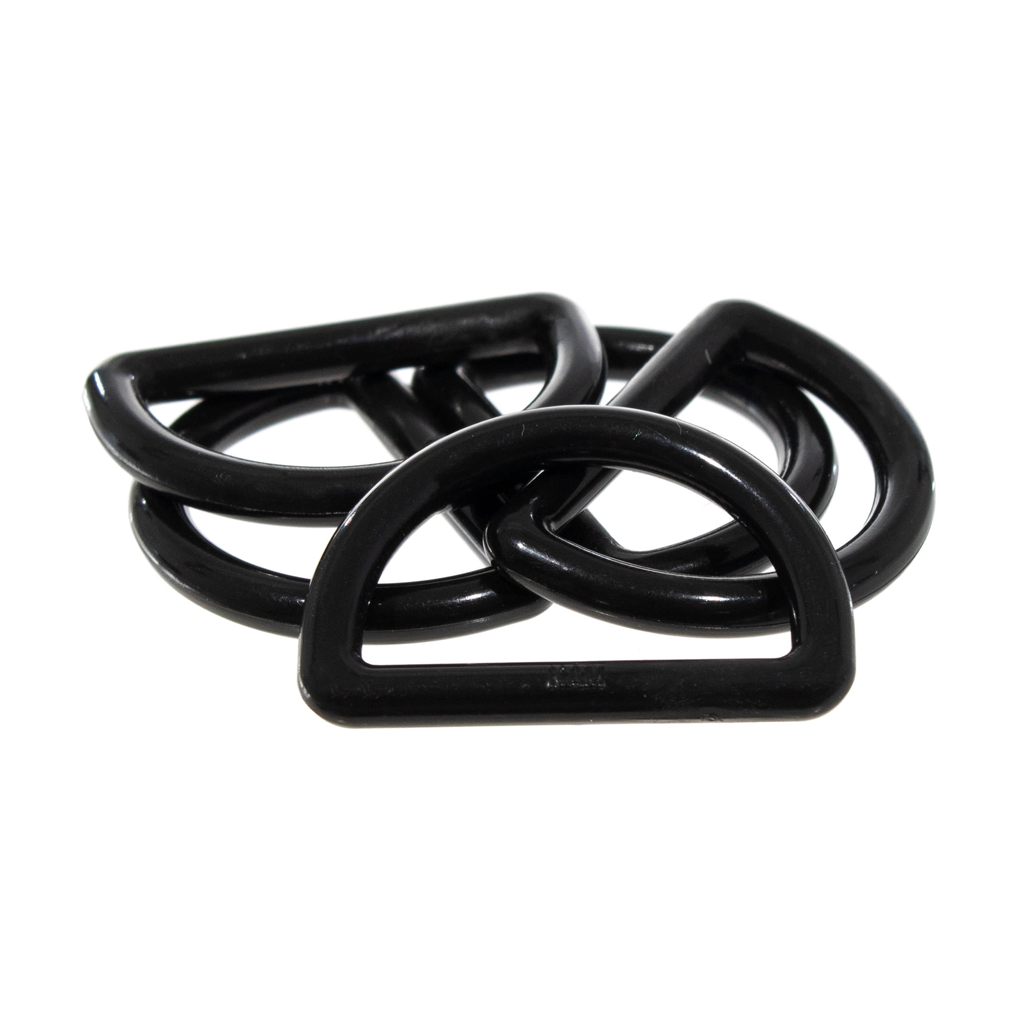 Paracord Planet Black Plastic D-Rings – Multiple Sizes & Packs – Lightweight – All Purpose