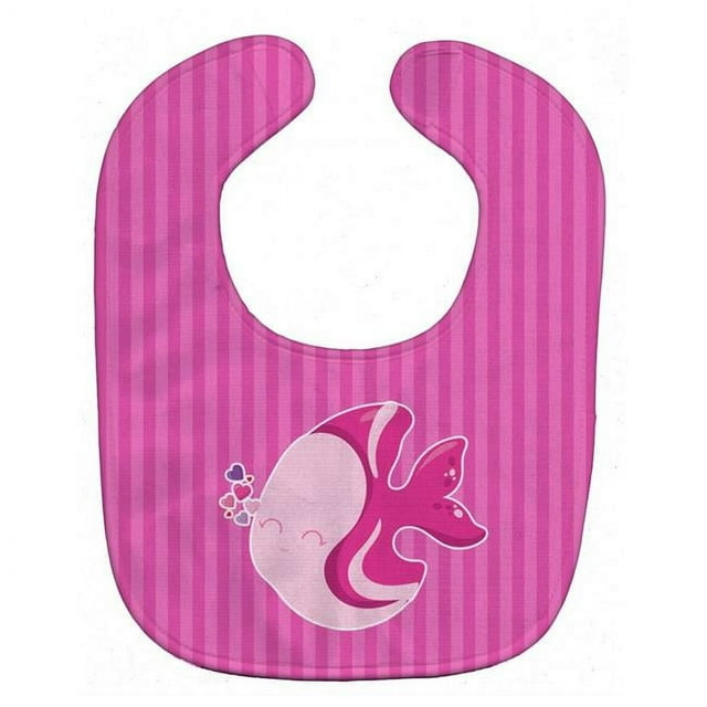 Carolines Treasures BB7131BIB Pink Fish Baby Bib